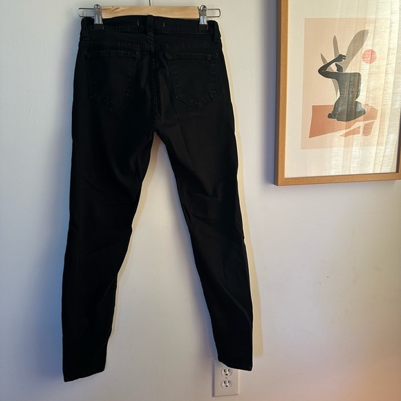 J Brand Black moto Jean size 26 - Picture 5 of 8